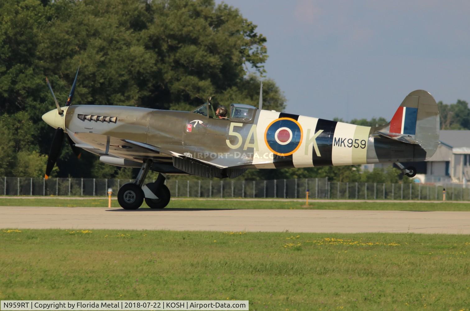 N959RT, 1944 Supermarine 361 Spitfire IXc C/N CBAF.8125, Spitfire