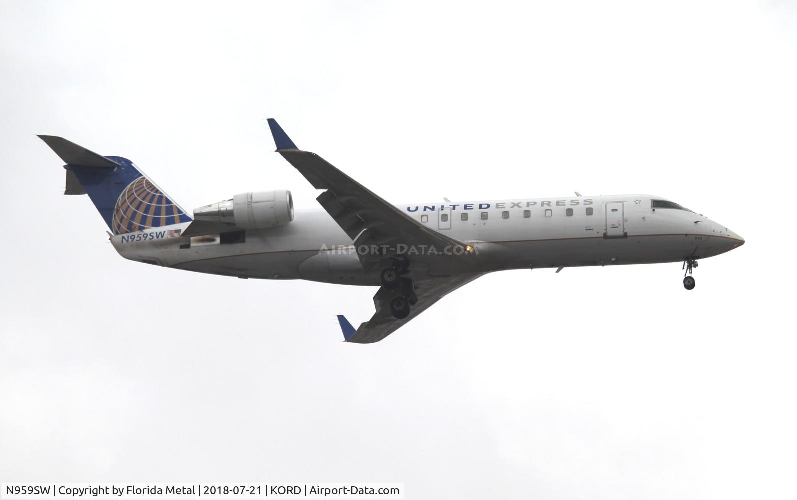 N959SW, 2003 Canadair CL-600-2B19 Regional Jet CRJ-200LR C/N 7840, United Express