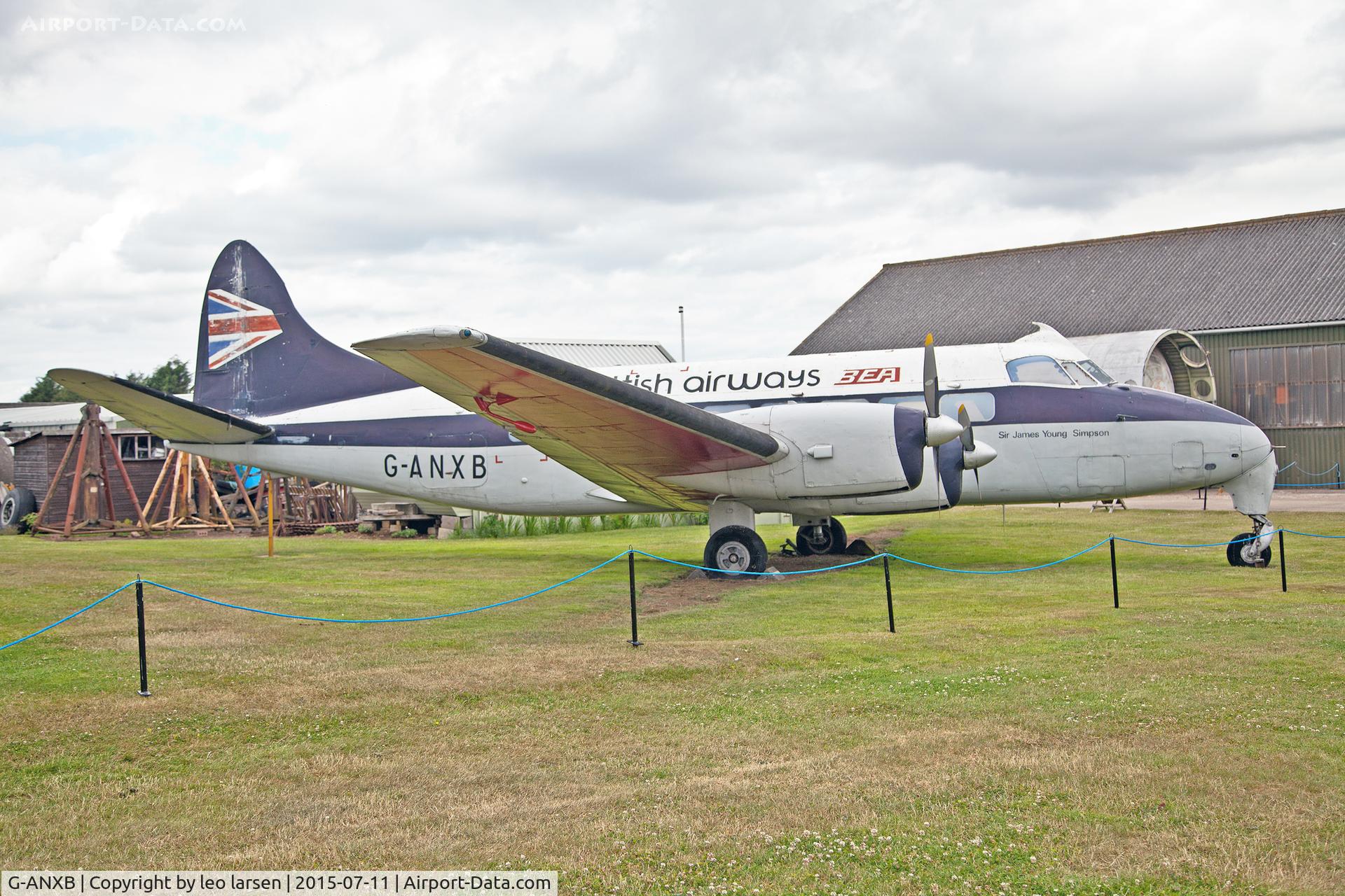 G-ANXB, De Havilland DH-114 Heron1B C/N 14048, Newark Air Museum 11.7.2015