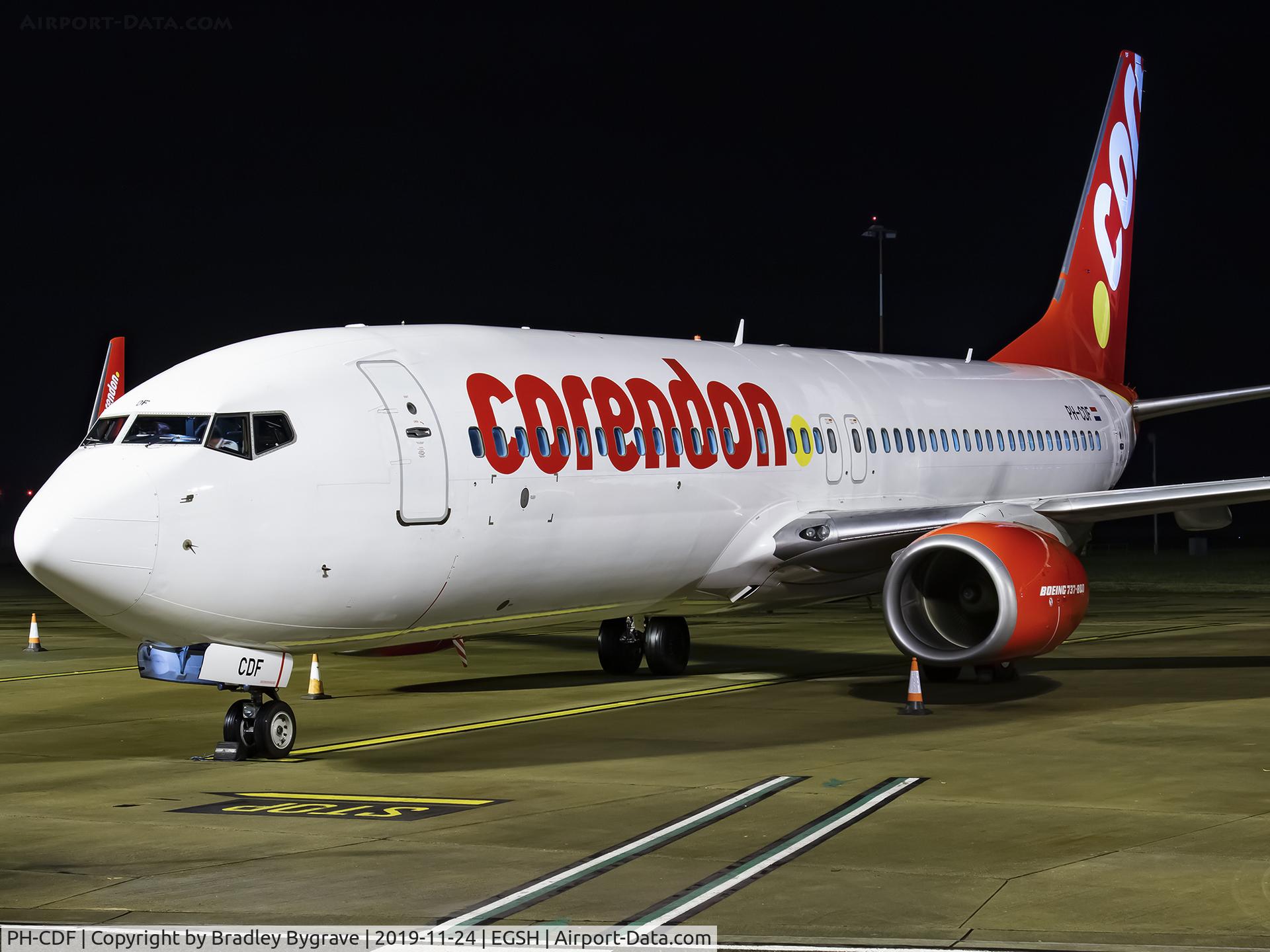 PH-CDF, 1999 Boeing 737-804 C/N 28227, Corendon