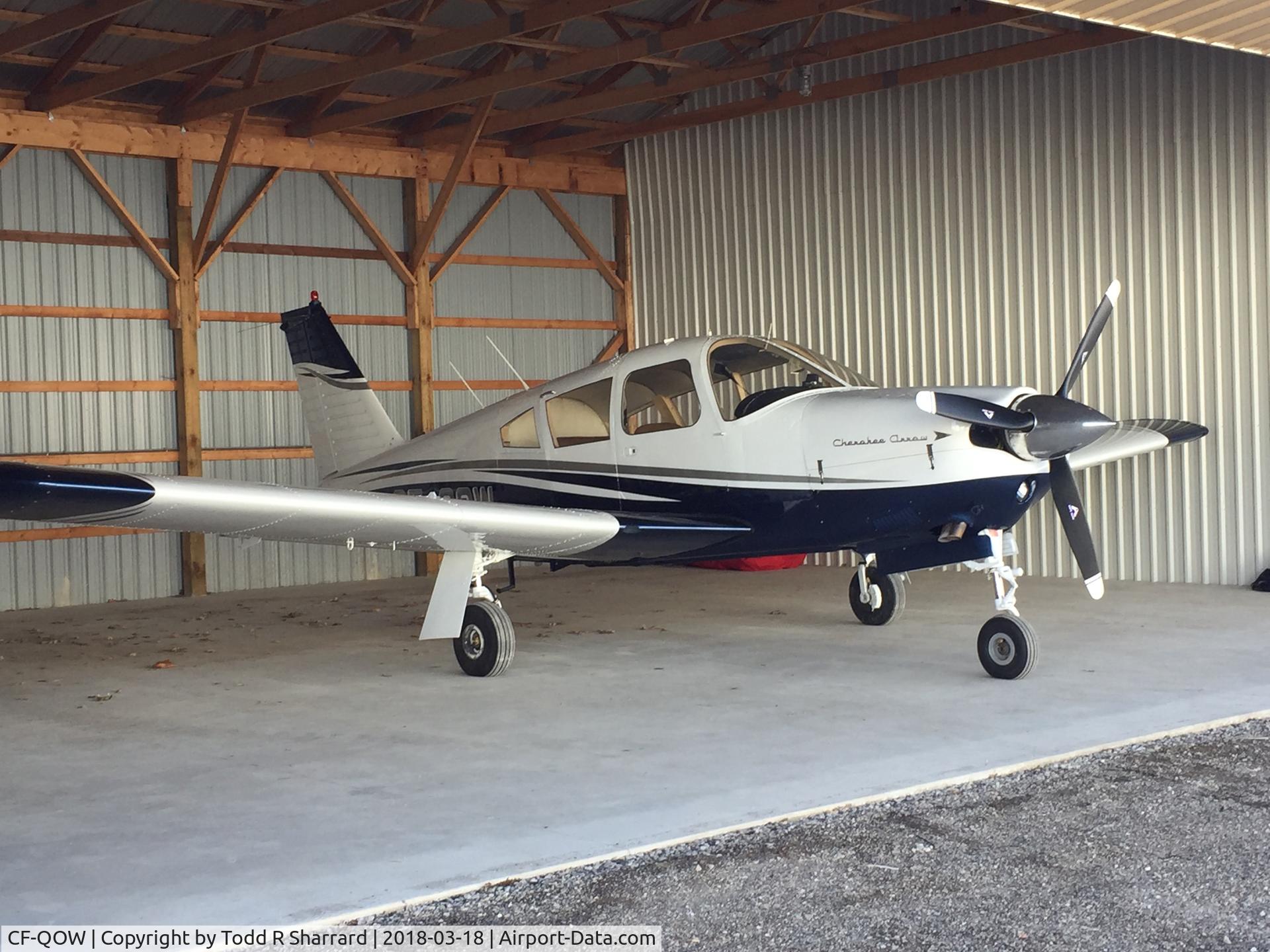 CF-QOW, 1968 Piper PA-28R-180 Cherokee Arrow C/N 28R-30939, New paint