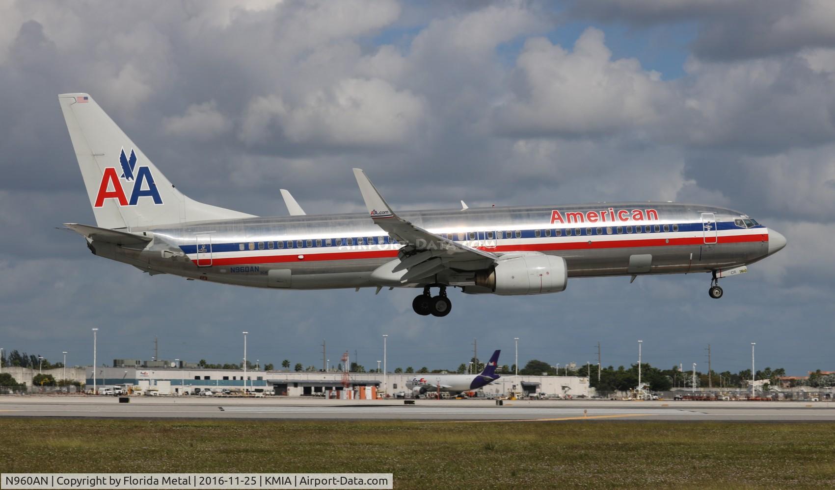 N960AN, 2001 Boeing 737-823 C/N 29542, American