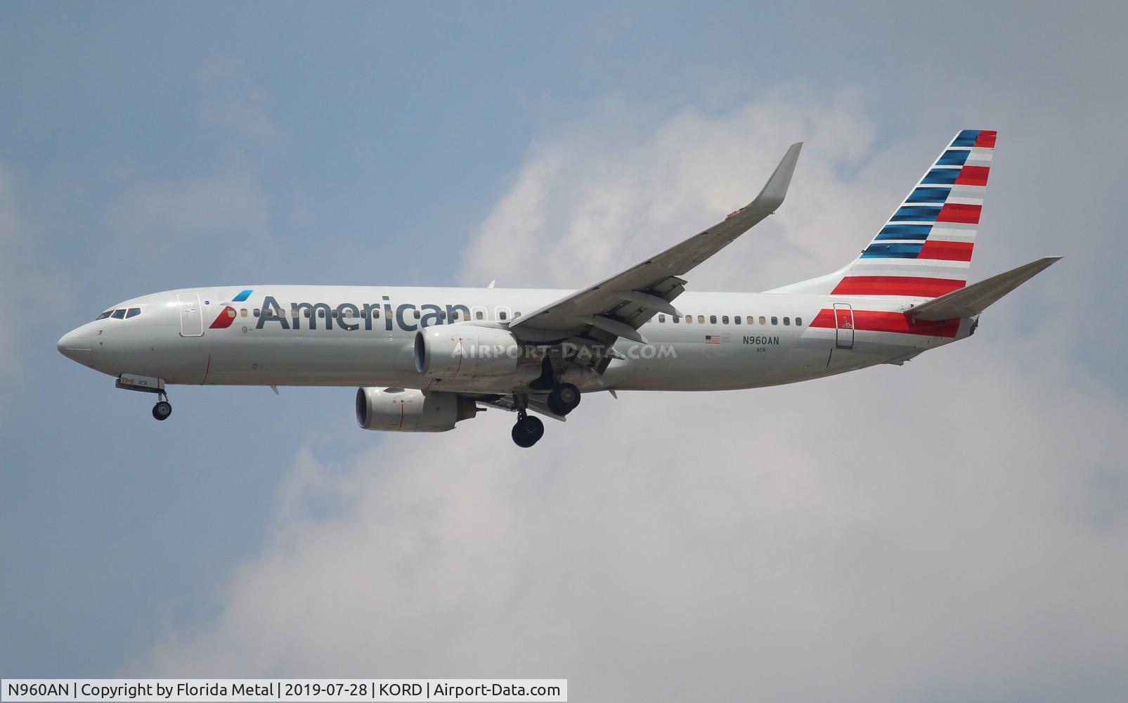 N960AN, 2001 Boeing 737-823 C/N 29542, American