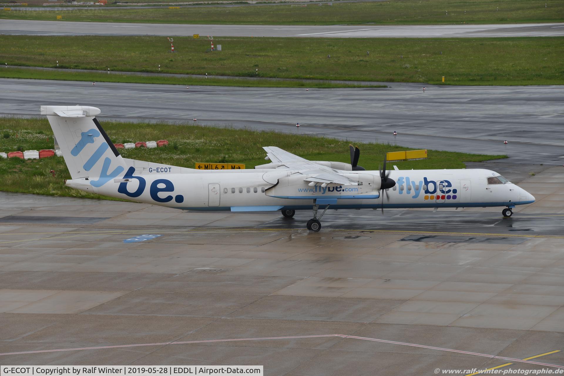 G-ECOT, 2009 De Havilland Canada DHC-8-402Q Dash 8 C/N 4251, De Havilland Canada DHC-8-402 Dash 8 - BE BEE Flybe - 4251 - G-ECOT - 28.05.2019 - DUS