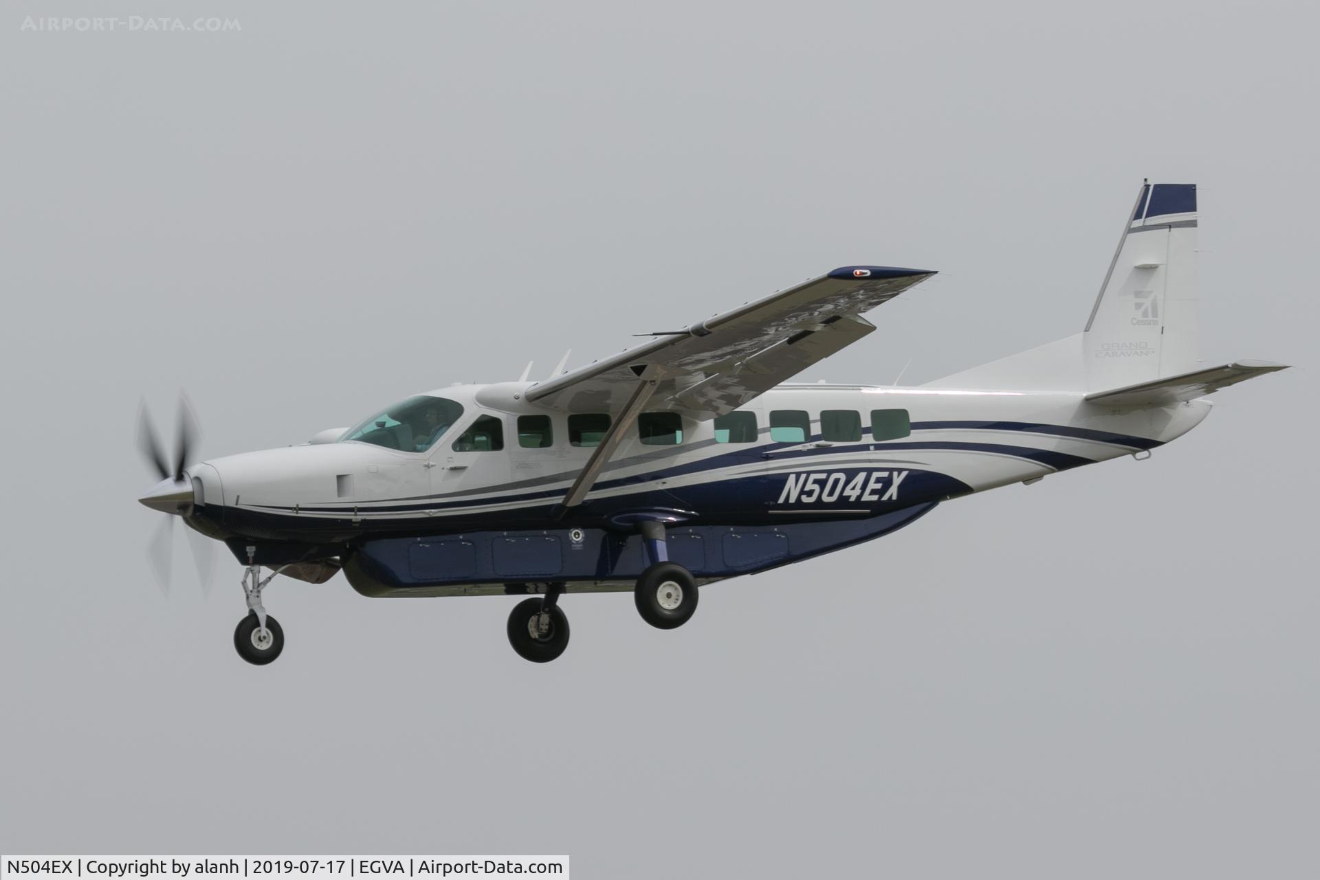 N504EX, 2019 Cessna 208B Grand Caravan EX C/N 208B5504, Arriving at RIAT 2019