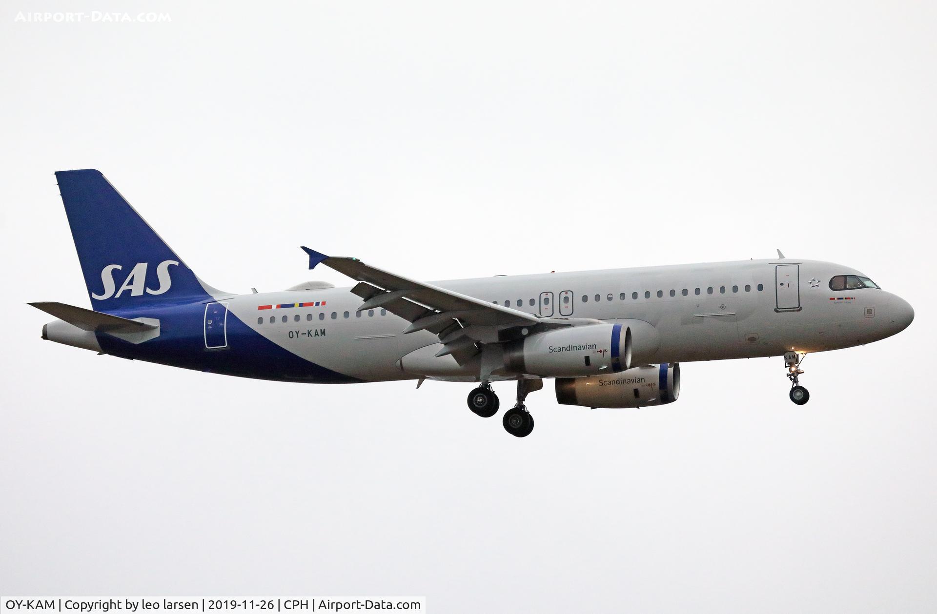 OY-KAM, 2006 Airbus A320-232 C/N 2911, Copenhagen 26.11.2019 now in new c/s.