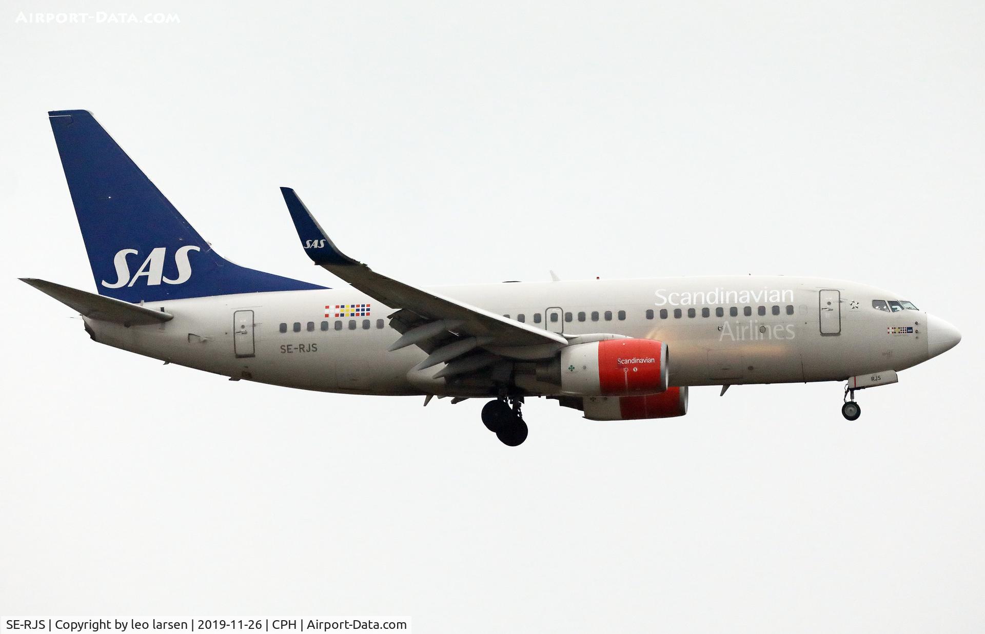 SE-RJS, 2006 Boeing 737-76N C/N 32684, Copenhagen 26.11.2019