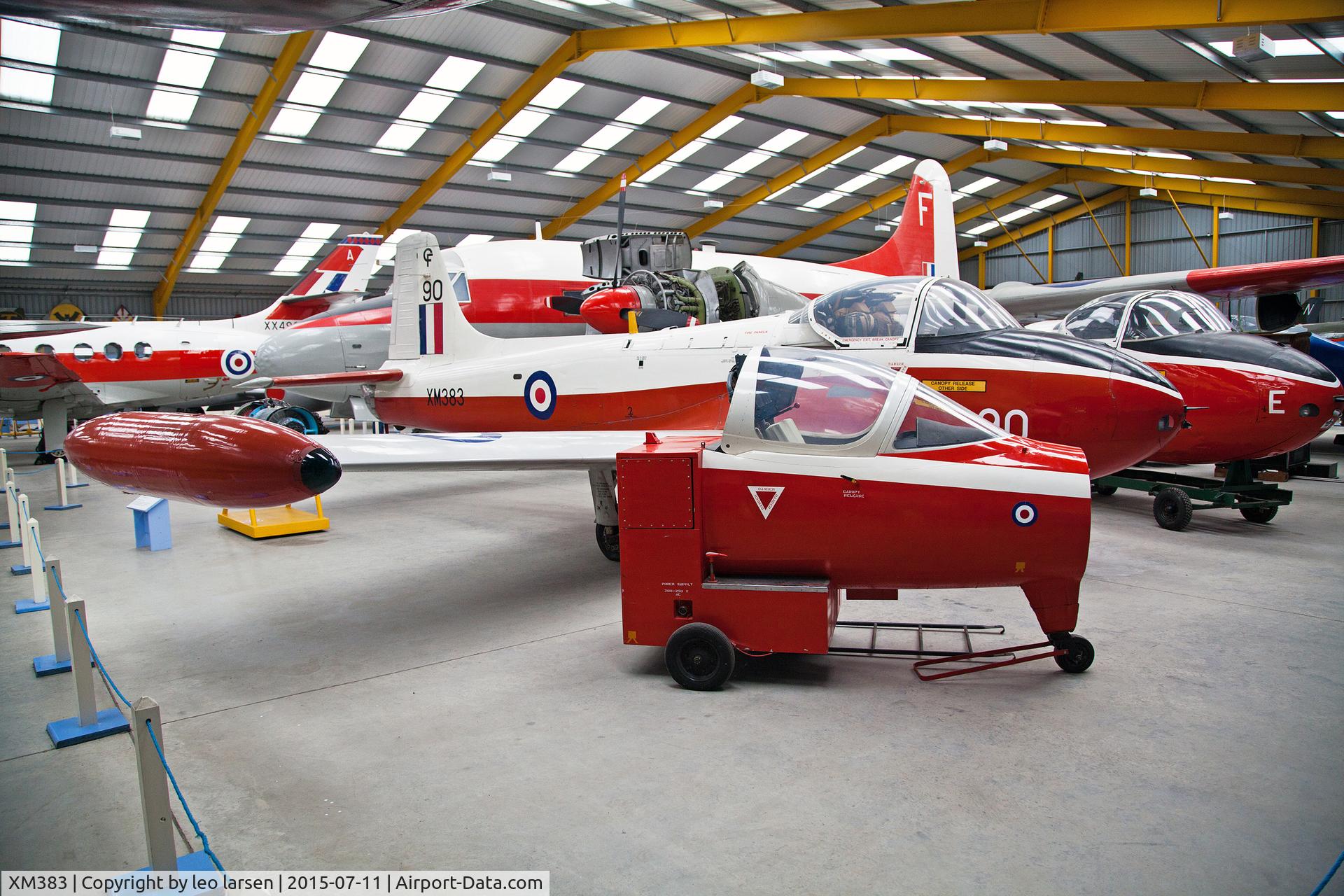 XM383, 1959 Hunting P-84 Jet Provost T.3A C/N PAC/W/6610, Newark Air Museum 11.7.2015
