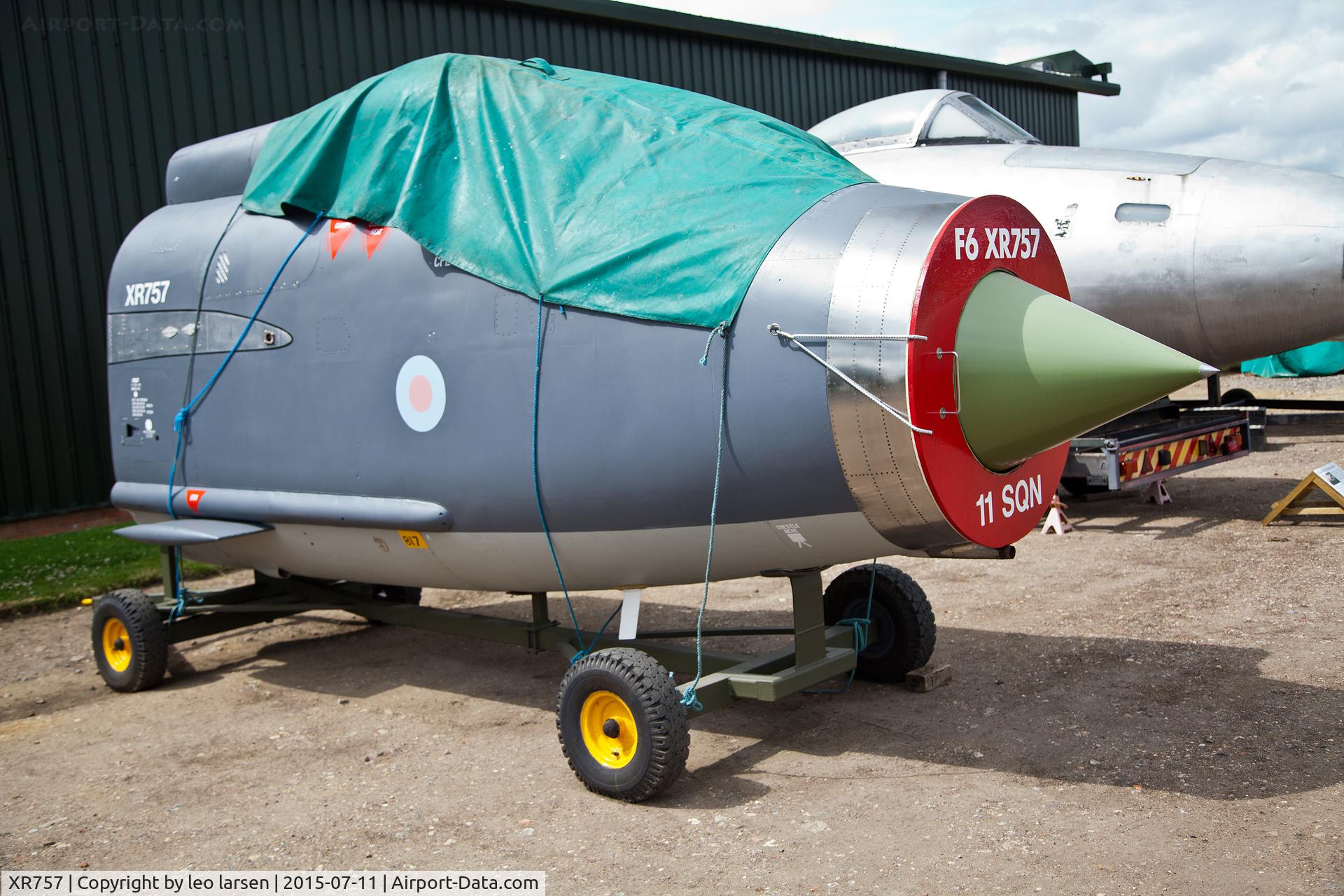 XR757, 1965 English Electric Lightning F.6 C/N 95222, Newark Air Museum 11.7.2015