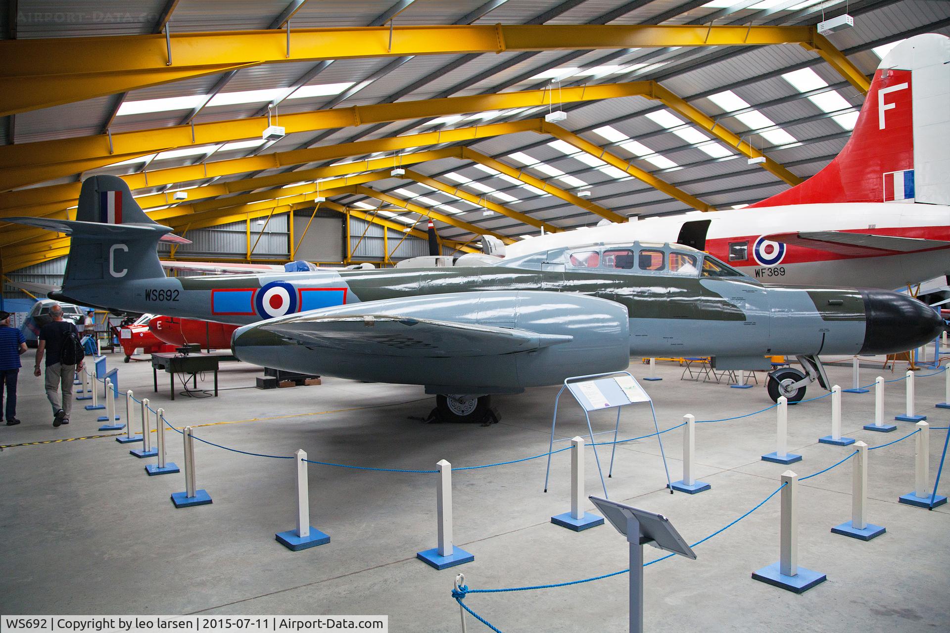 WS692, Gloster Meteor NF.12 C/N Not found WS692, Newark Air Museum 11.7.2015