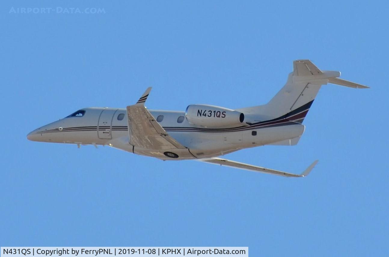 N431QS, 2019 Embraer EMB-505 Phenom 300 C/N 50500507, Netjets EMB505 taking-off.