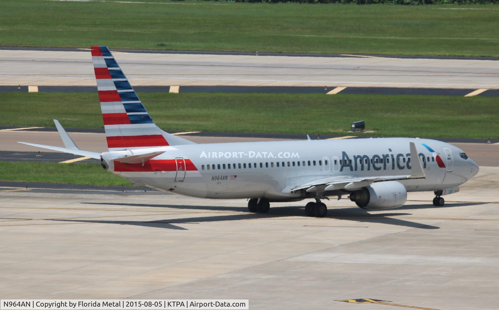 N964AN, 2001 Boeing 737-823 C/N 30093, American