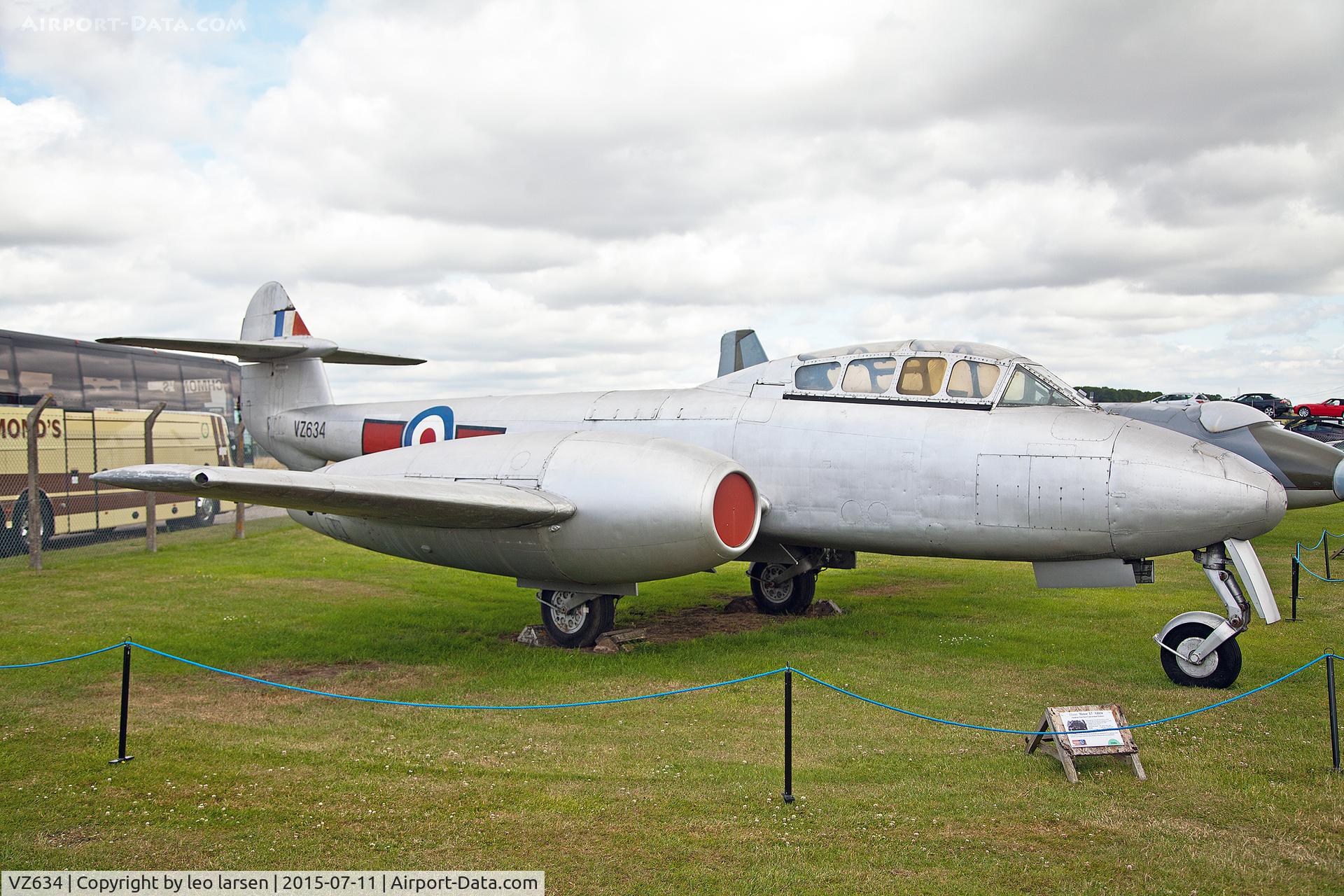 VZ634, Gloster Meteor T.7 C/N Not found VZ634, Newark Air Park 11.7.2015