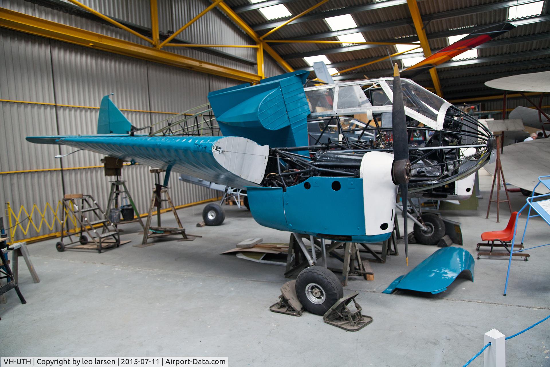 VH-UTH, 1935 General Aircraft Monospar ST-12 C/N ST12/36, Newark Air Museum 11.7.2015