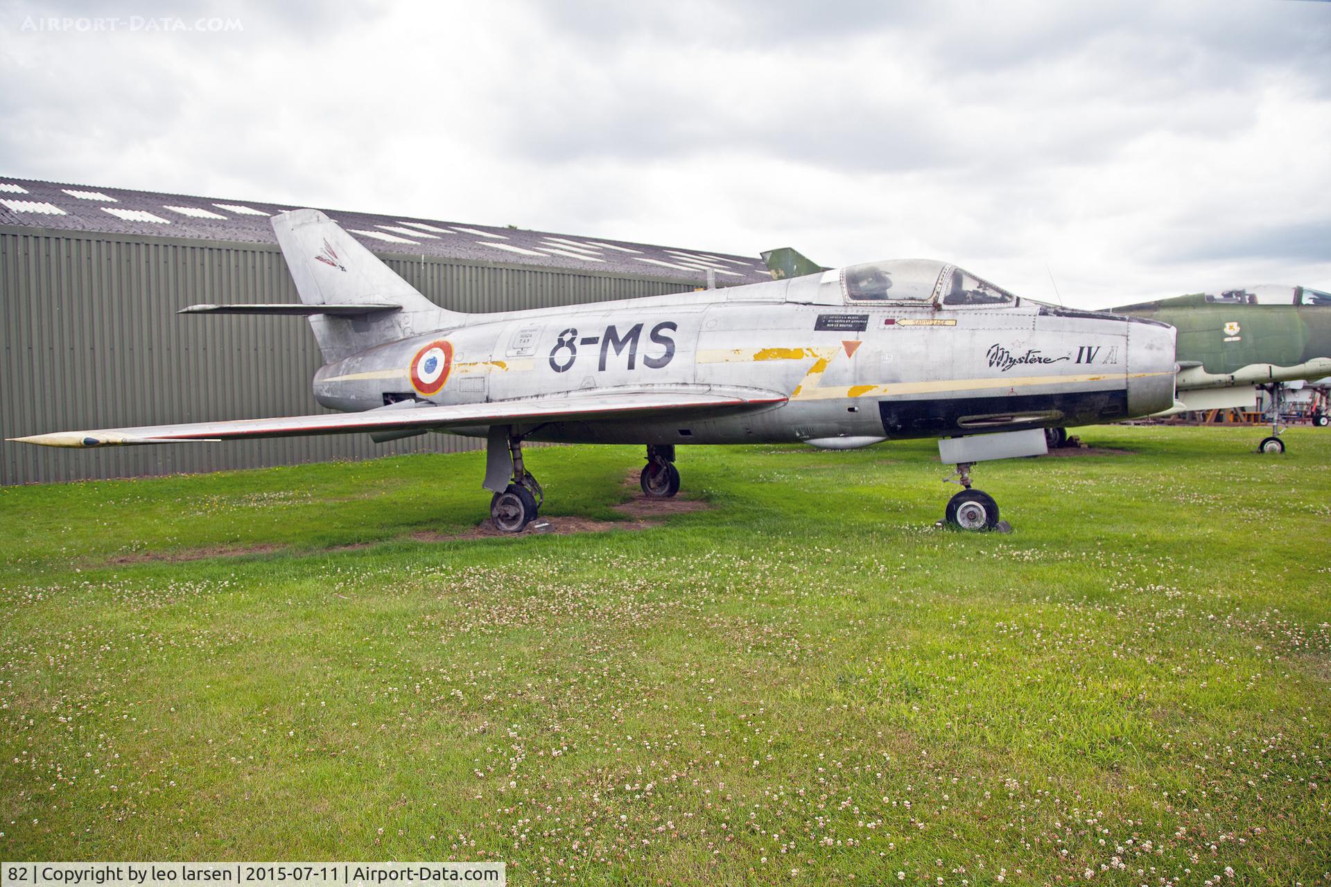 82, Dassault Mystère IVA C/N 83, Newark Air Museum 11.7.2015