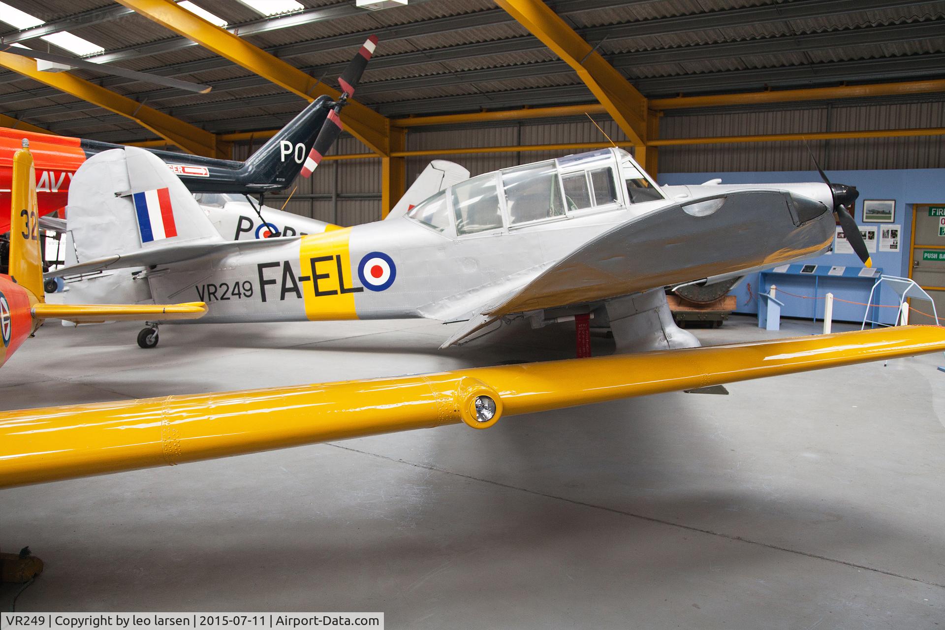 VR249, Percival P-40 Prentice T1 C/N Not found VR249, Newark Air Museum 11.7.2015