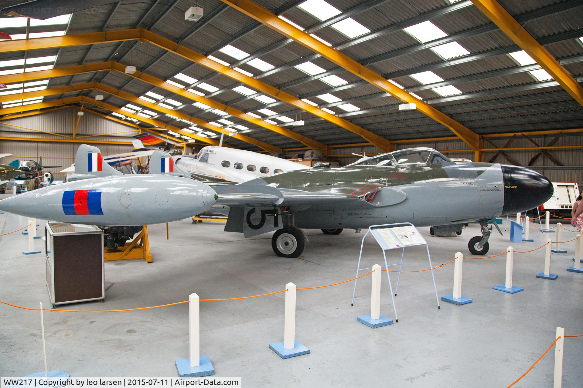 WW217, De Havilland DH-112 Sea Venom FAW.21 C/N 12741, Newark Air Museum 11.7.2015
