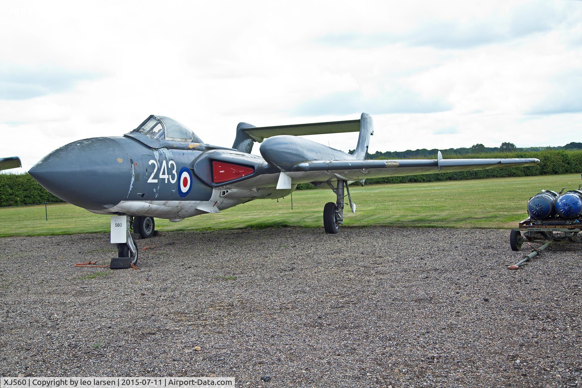 XJ560, De Havilland DH-110 Sea Vixen FAW.2 C/N 10042, Newark Air Museum 11.7.2015