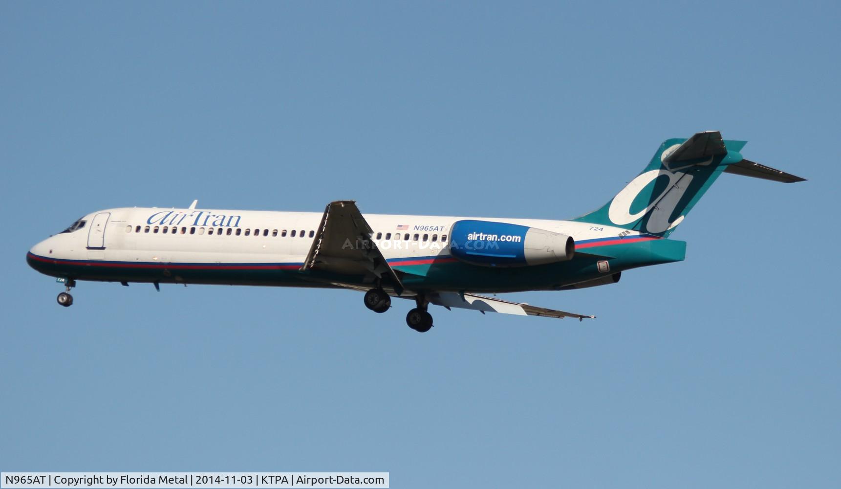 N965AT, 2001 Boeing 717-200 C/N 55026, Air Tran