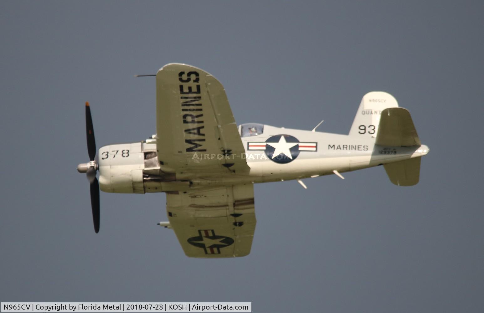 N965CV, 1952 Vought F4U-7 Corsair C/N 965, Corsair