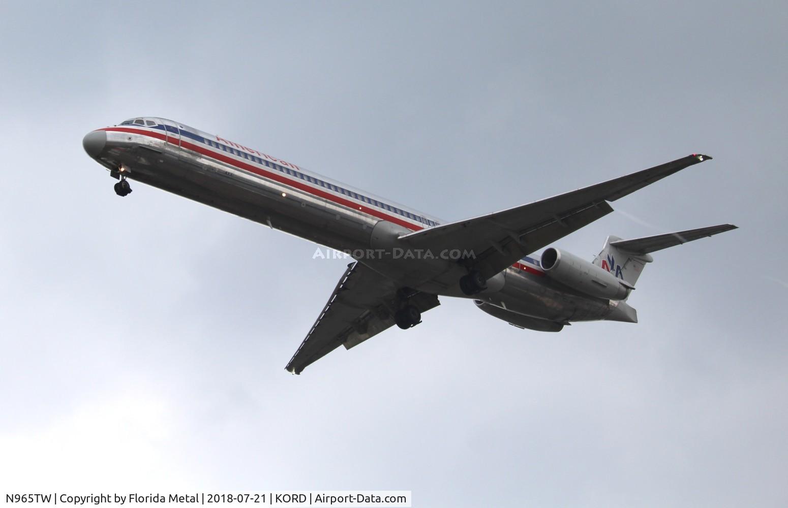 N965TW, 1999 McDonnell Douglas MD-83 (DC-9-83) C/N 53615, American