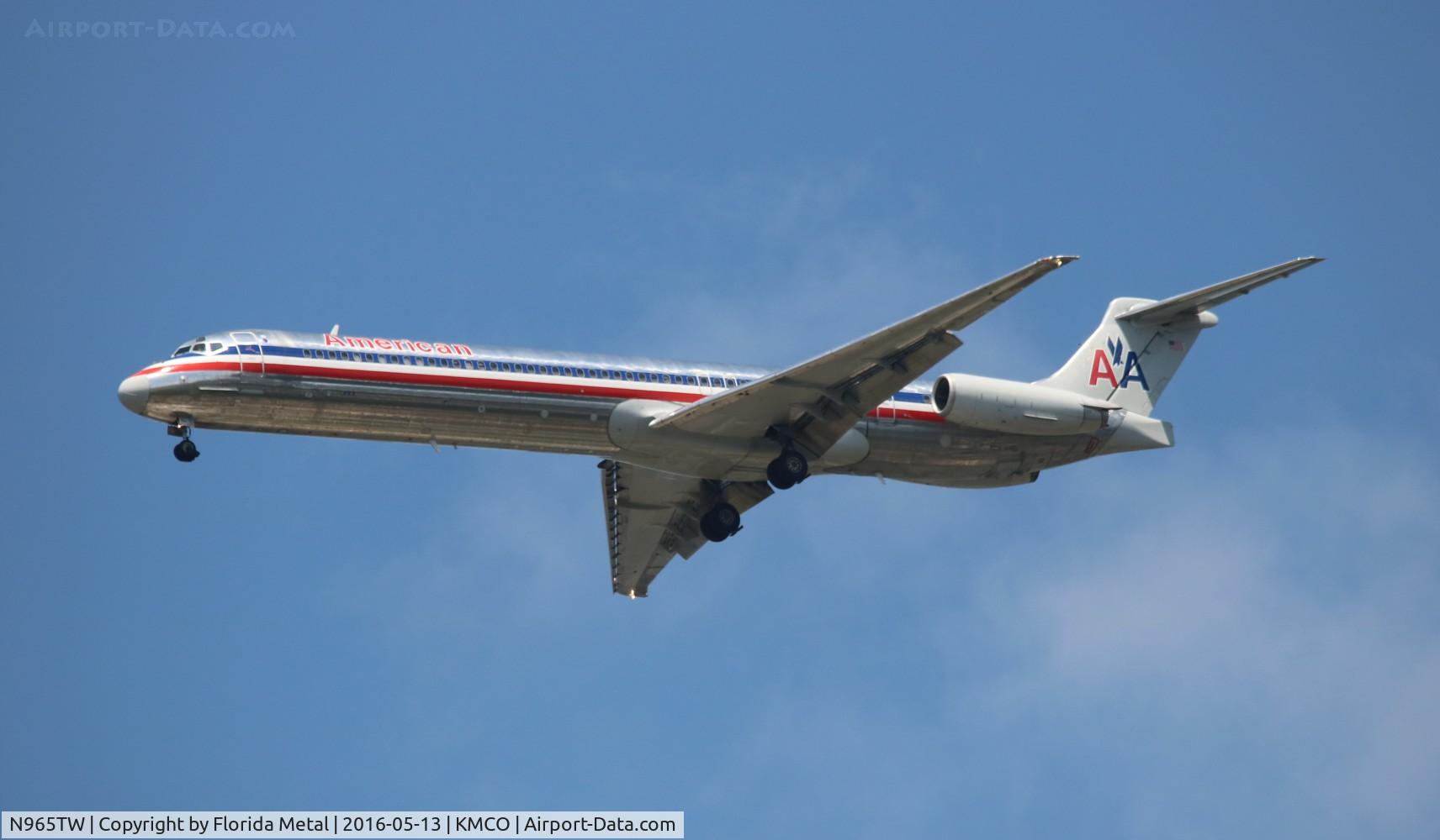 N965TW, 1999 McDonnell Douglas MD-83 (DC-9-83) C/N 53615, American