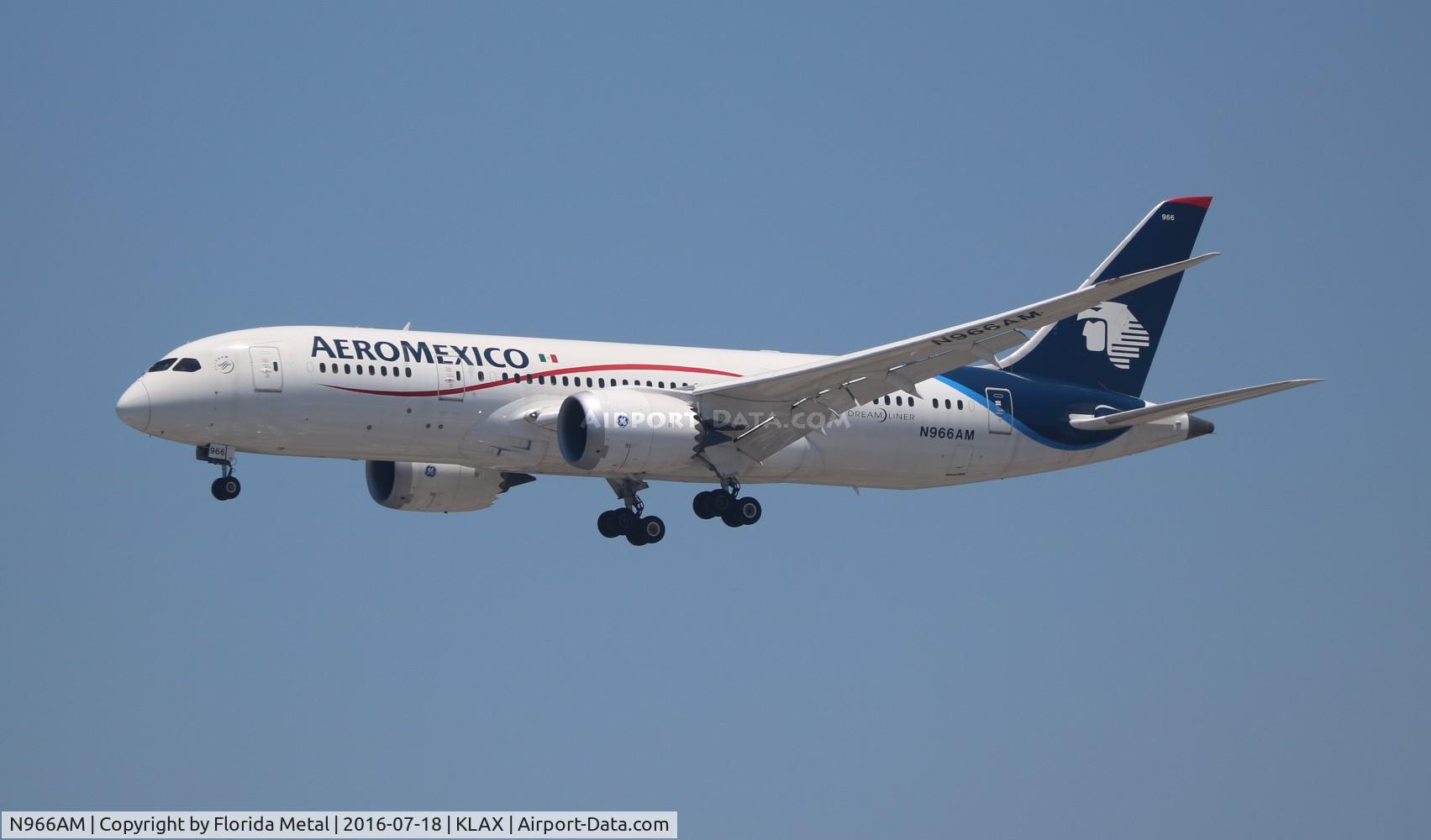 N966AM, 2014 Boeing 787-8 Dreamliner C/N 35311, Aeromexico