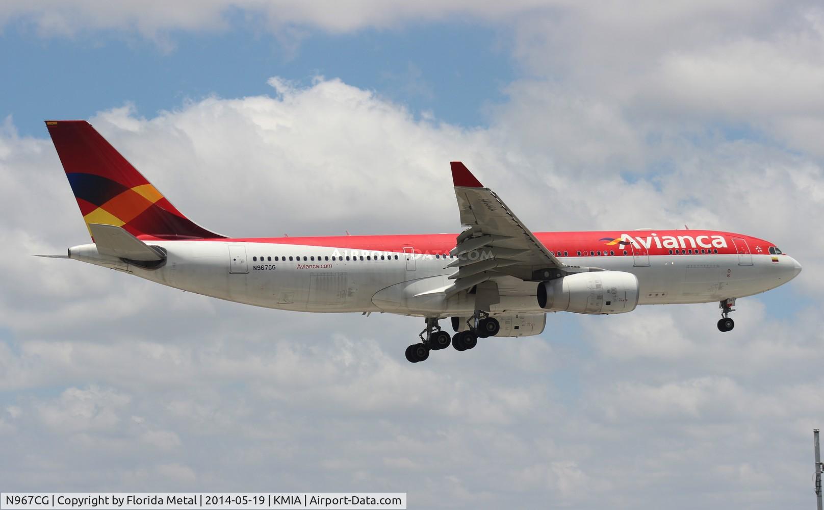 N967CG, 2008 Airbus A330-243 C/N 0967, Avianca