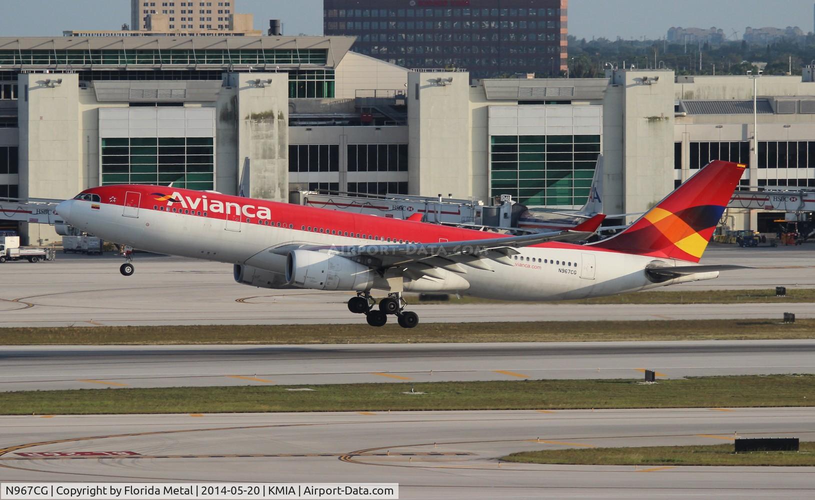 N967CG, 2008 Airbus A330-243 C/N 0967, Avianca