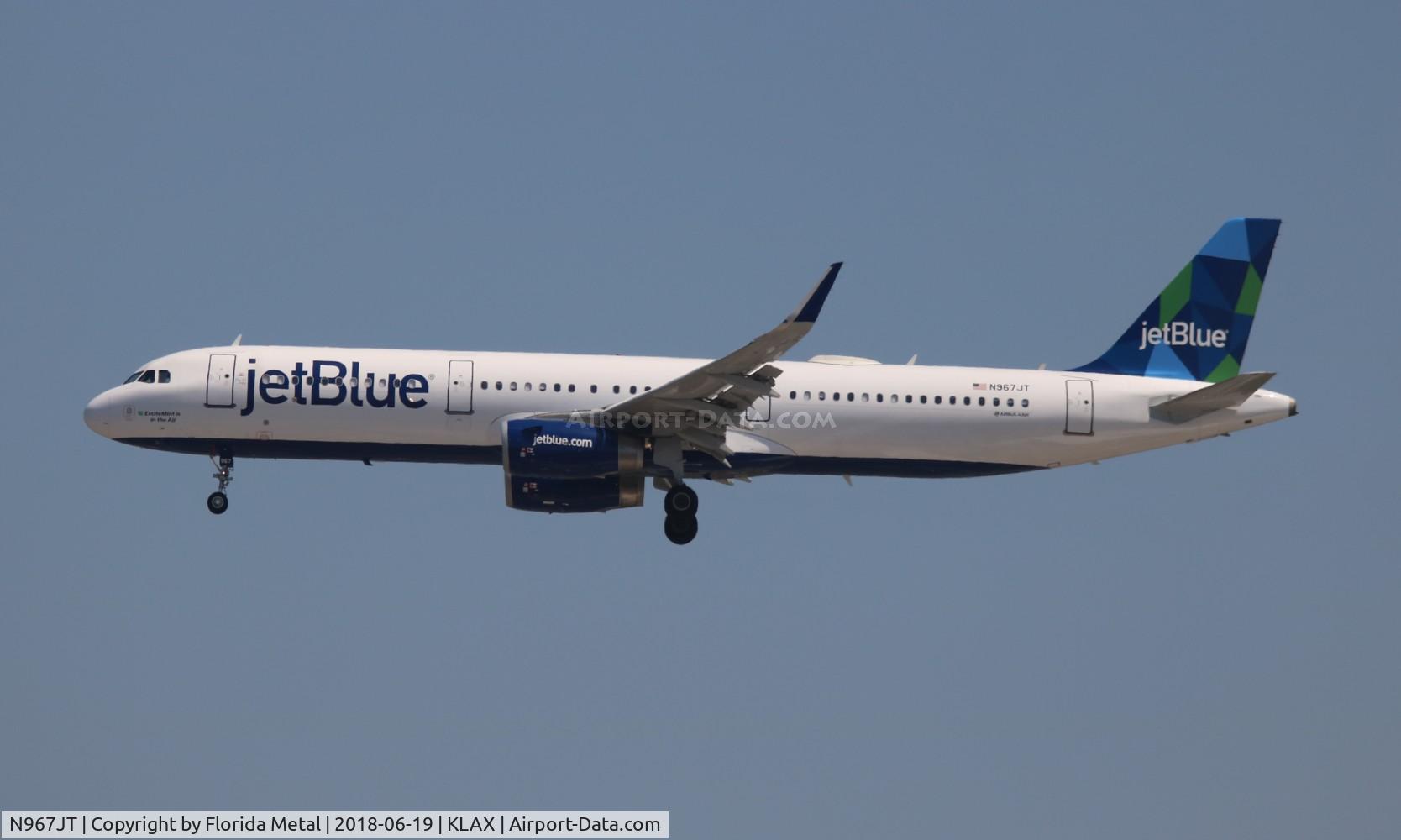 N967JT, 2016 Airbus A321-231 C/N 7257, JetBlue