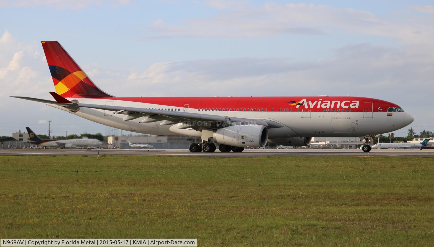 N968AV, 2009 Airbus A330-243 C/N 1009, Avianca