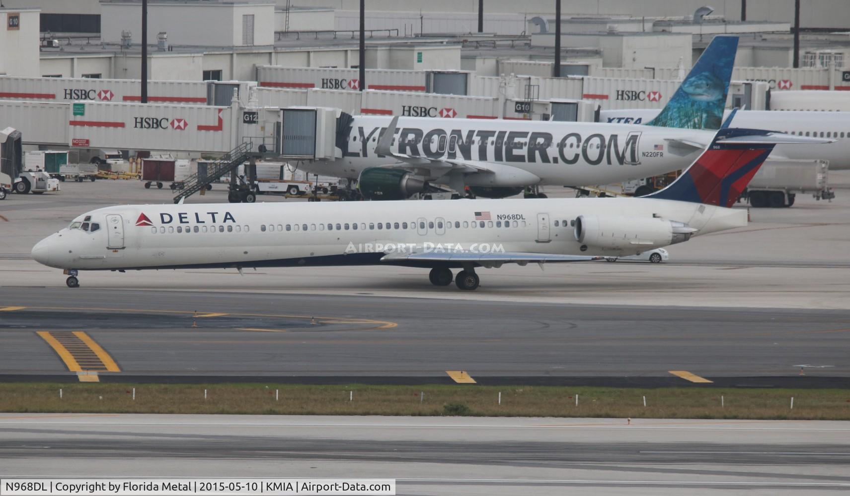 N968DL, 1990 McDonnell Douglas MD-88 C/N 53161, Delta