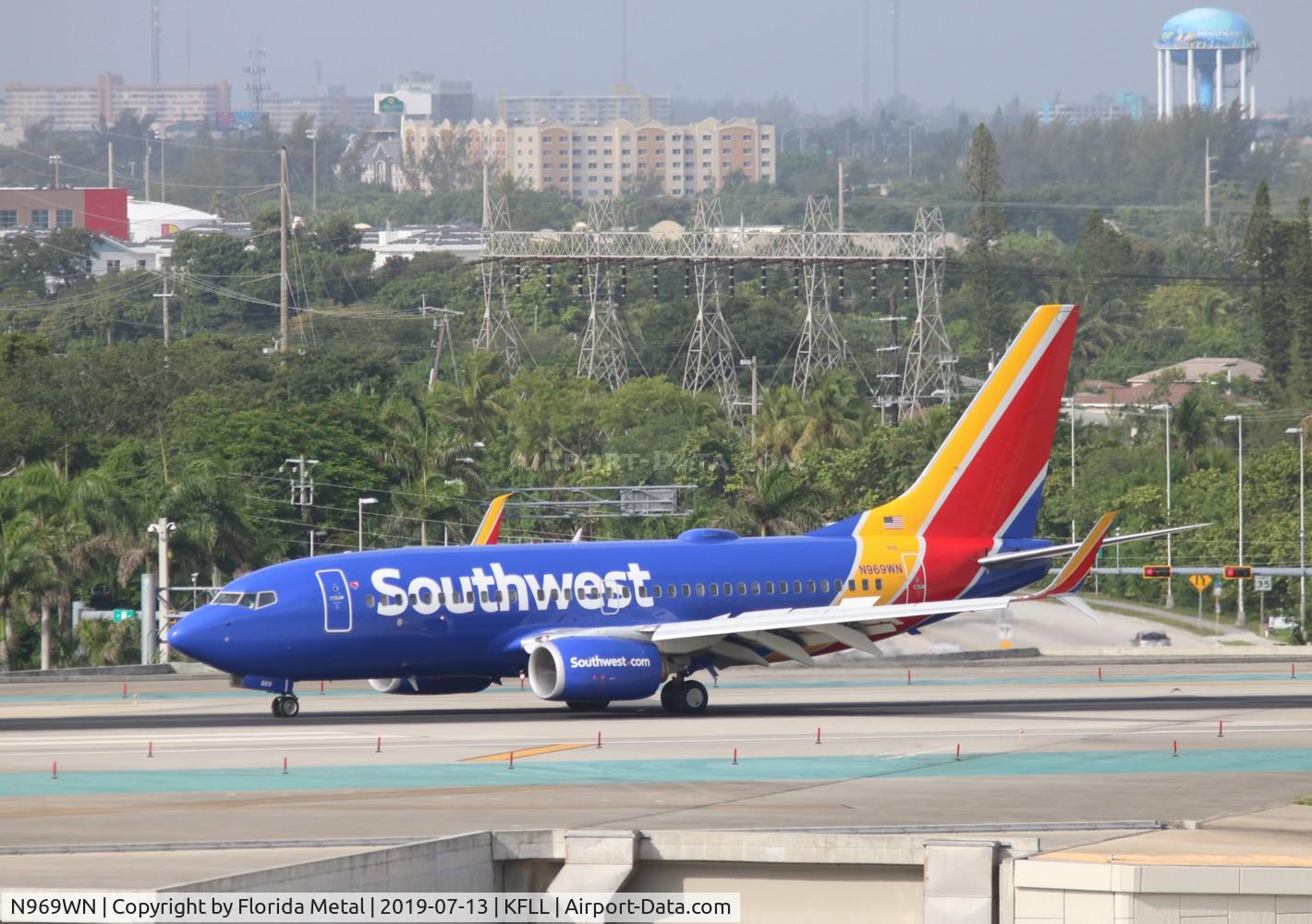 N969WN, 2011 Boeing 737-7H4 C/N 41777, Southwest