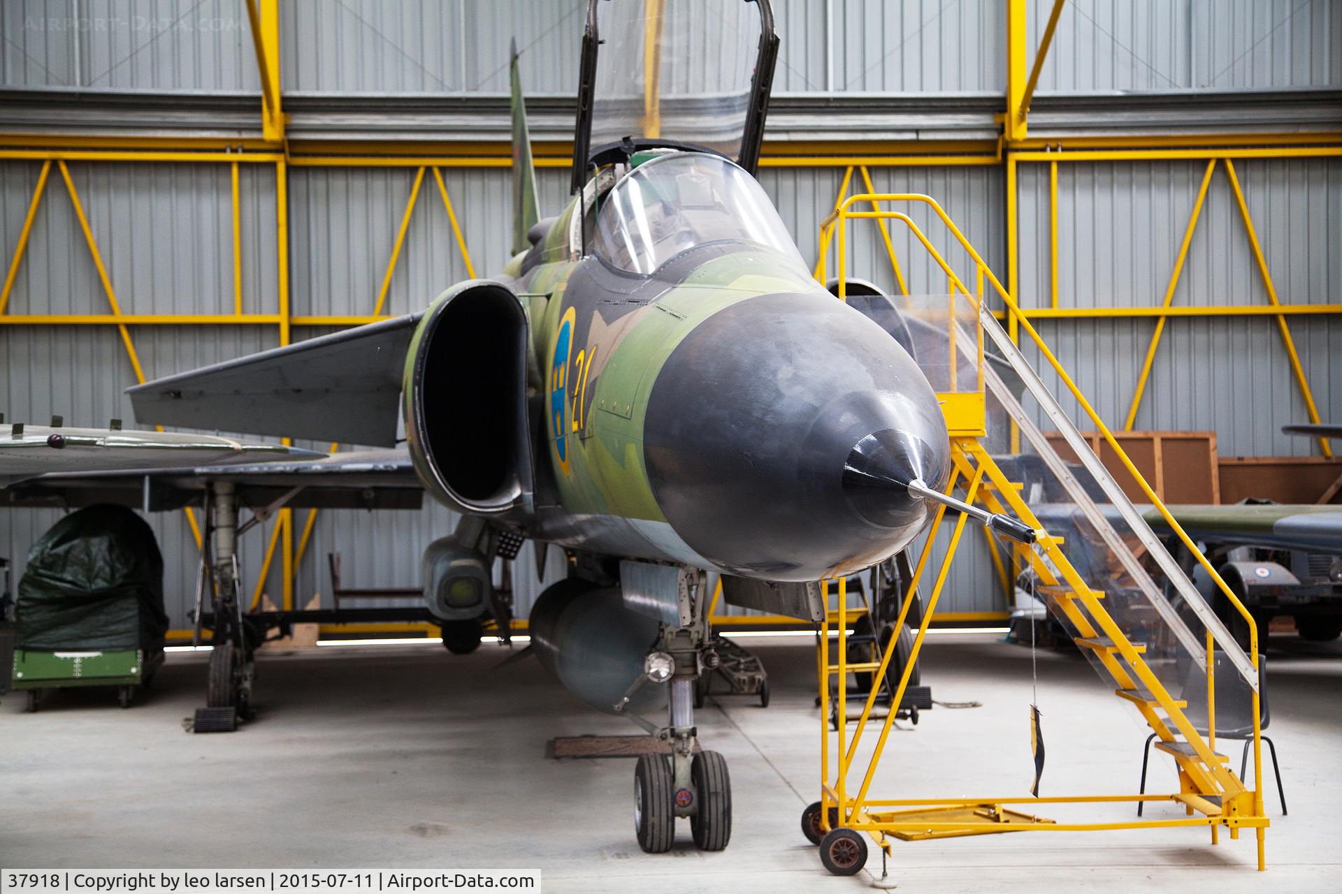 37918, Saab AJSH 37 Viggen C/N 37918, Newark Air Museum 11.7.2015