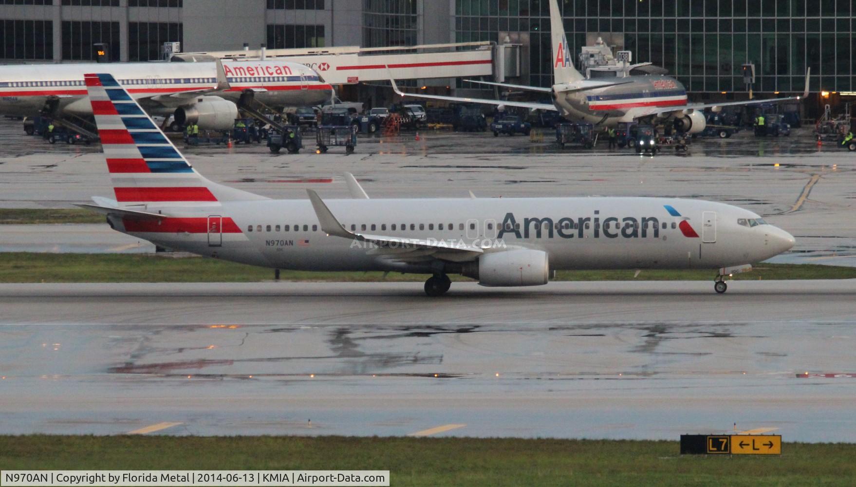 N970AN, 2001 Boeing 737-823 C/N 30096, American