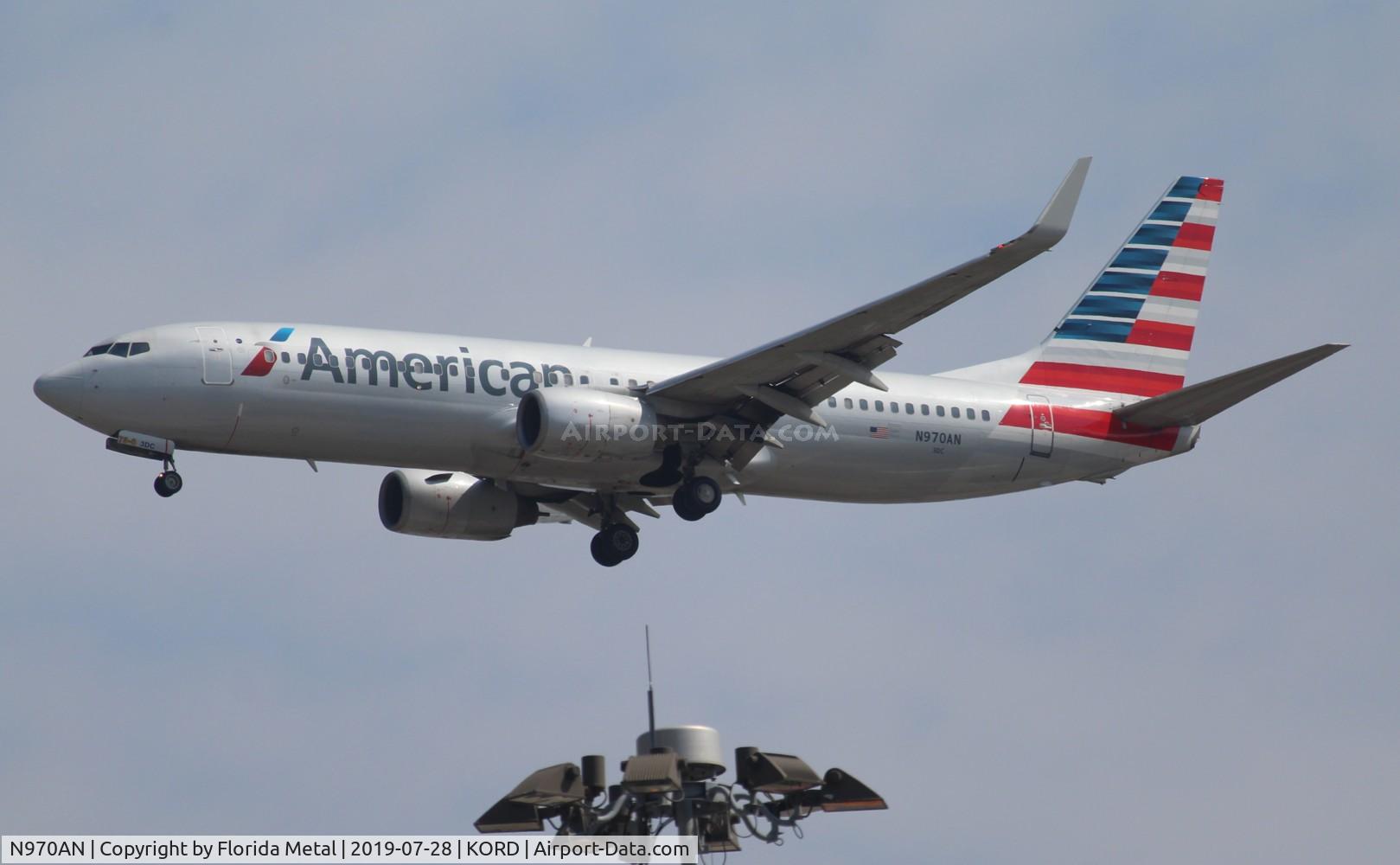 N970AN, 2001 Boeing 737-823 C/N 30096, American
