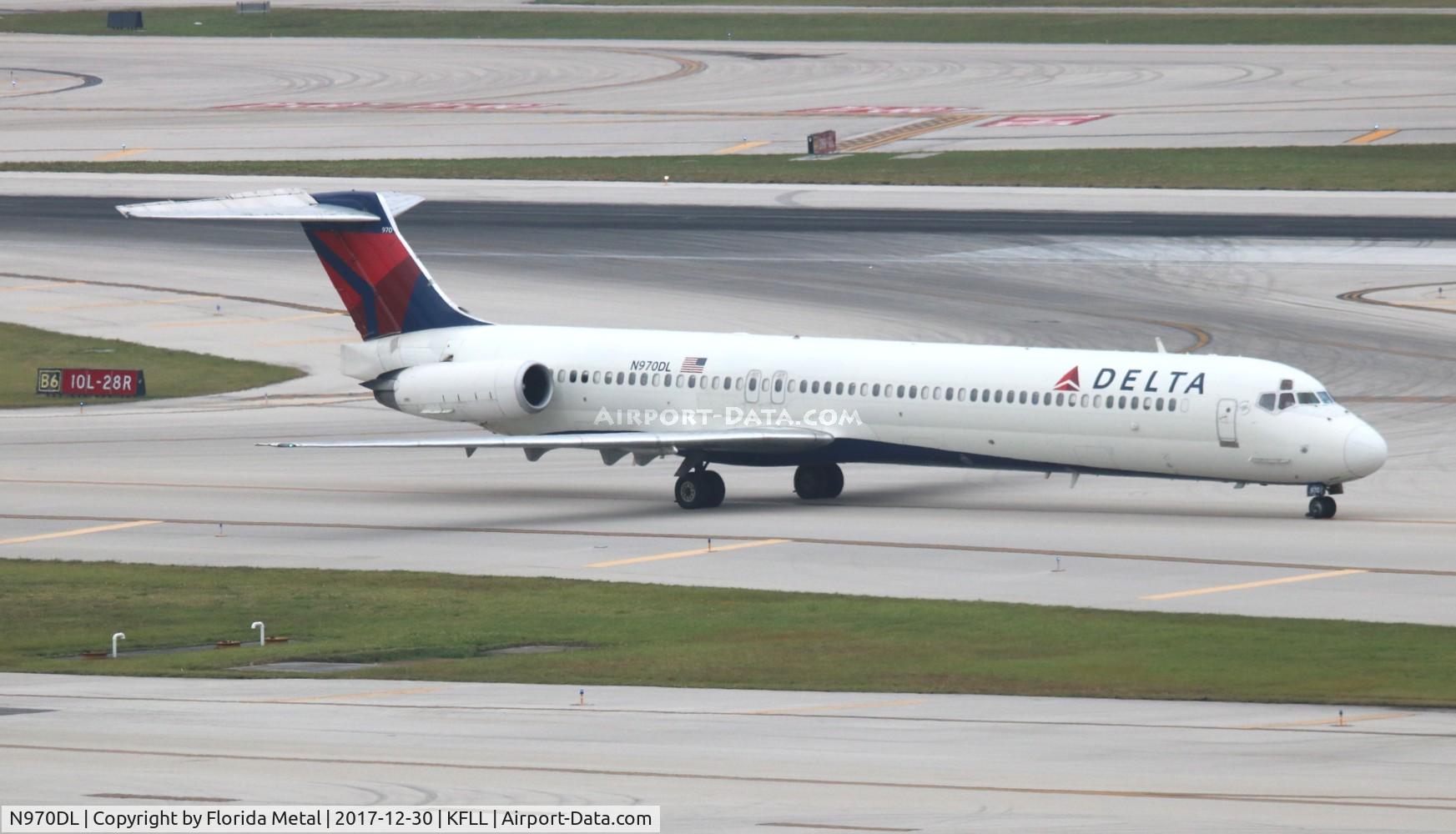 N970DL, 1990 McDonnell Douglas MD-88 C/N 53173, Delta