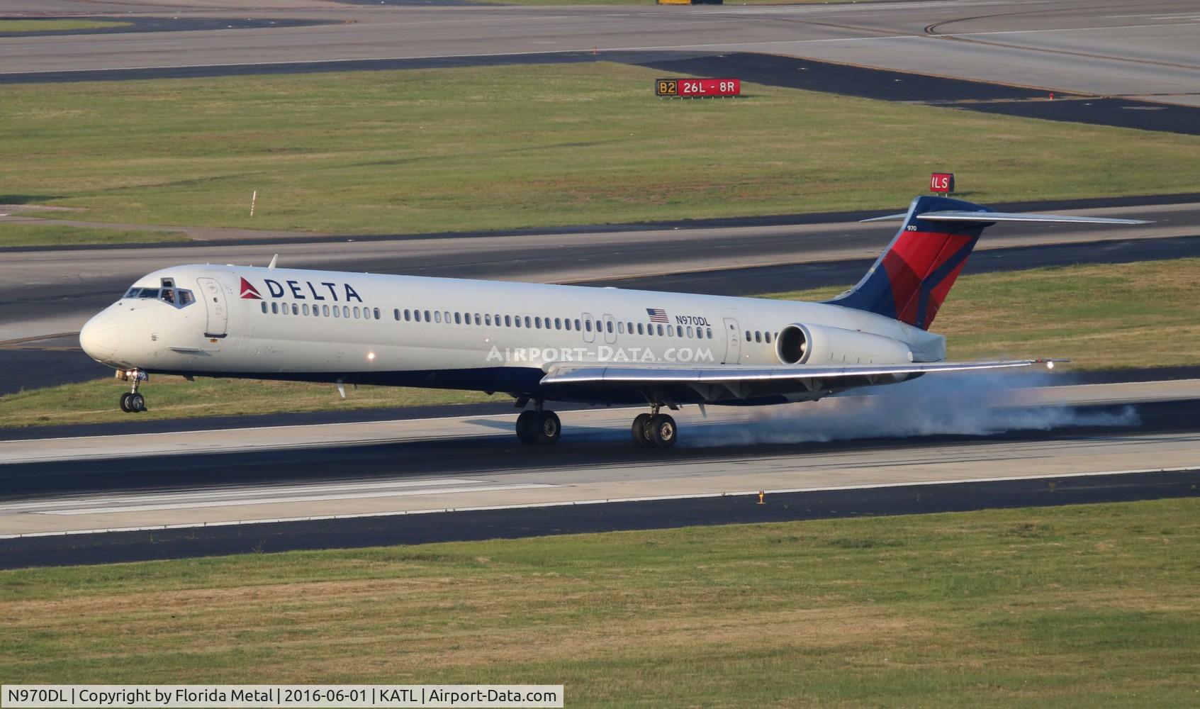 N970DL, 1990 McDonnell Douglas MD-88 C/N 53173, Delta
