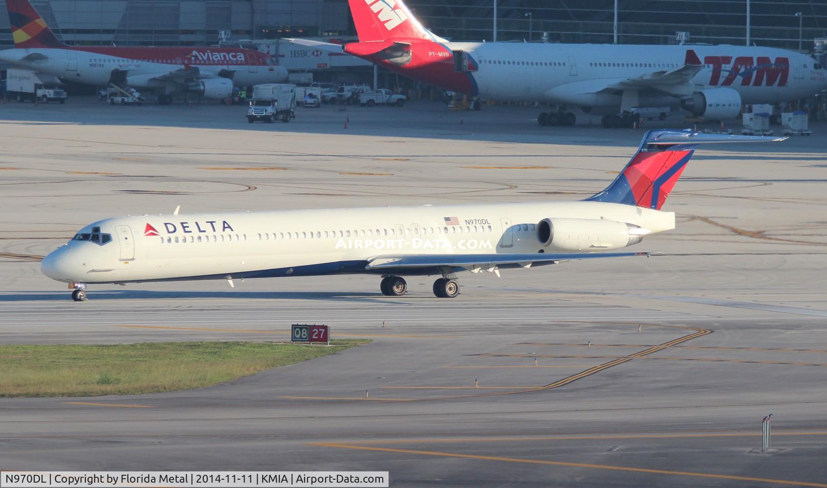 N970DL, 1990 McDonnell Douglas MD-88 C/N 53173, Delta