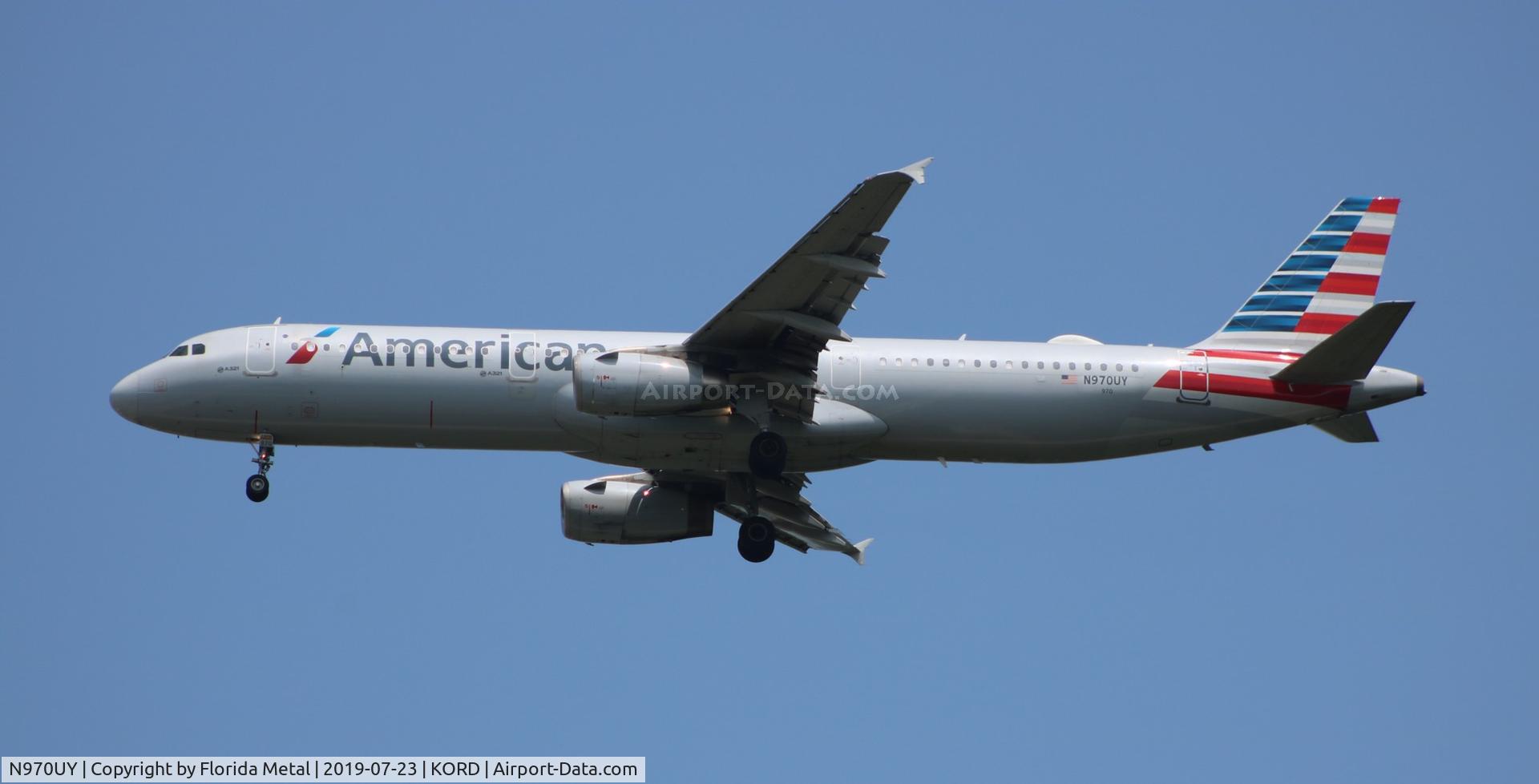 N970UY, 2009 Airbus A321-231 C/N 3924, American