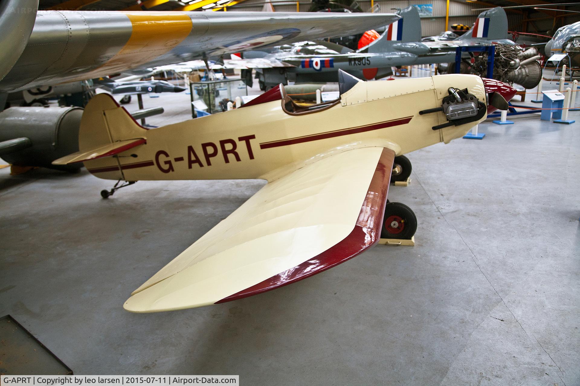 G-APRT, 1959 Taylor JT-1 Monoplane C/N PFA 537, Newark Air Museum 11.7.2015