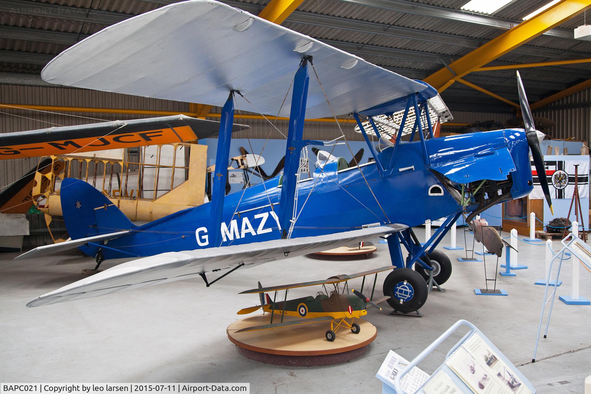 BAPC021, De Havilland DH-82A Tiger Moth II C/N 85226, Newark Air Museum 11.7.2015
