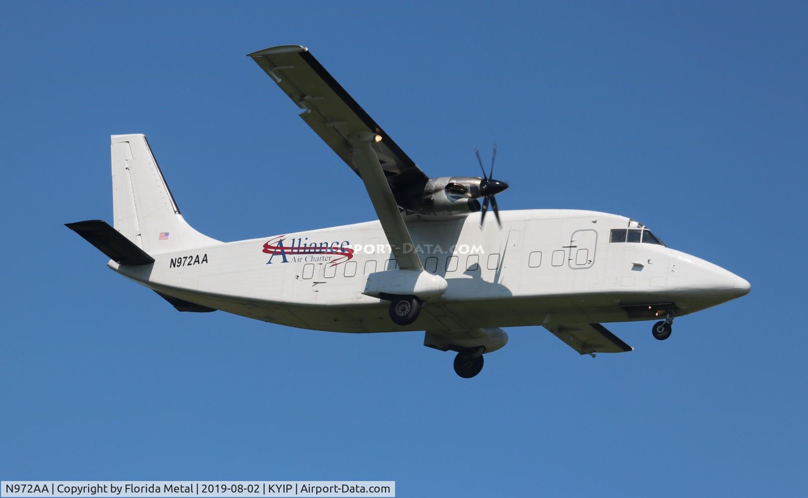 N972AA, 1989 Short SD3-60-300 C/N SH.3754, Alliance Air Charter