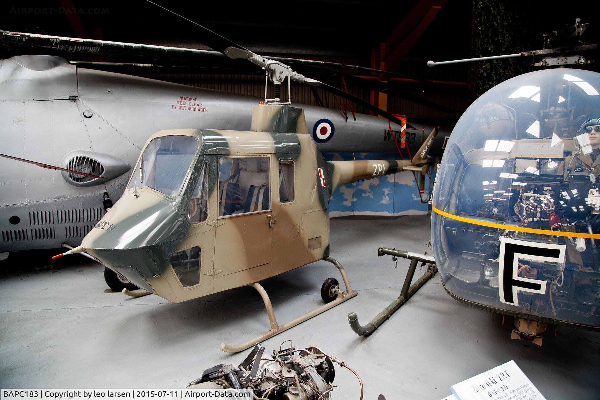 BAPC183, Zurowski ZP.1 C/N BAPC.183, Newark Air Museum 11.7.2015