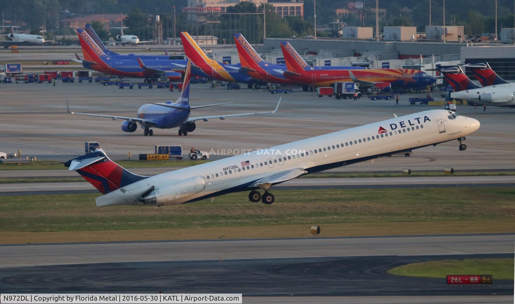N972DL, 1991 McDonnell Douglas MD-88 C/N 53215, Delta