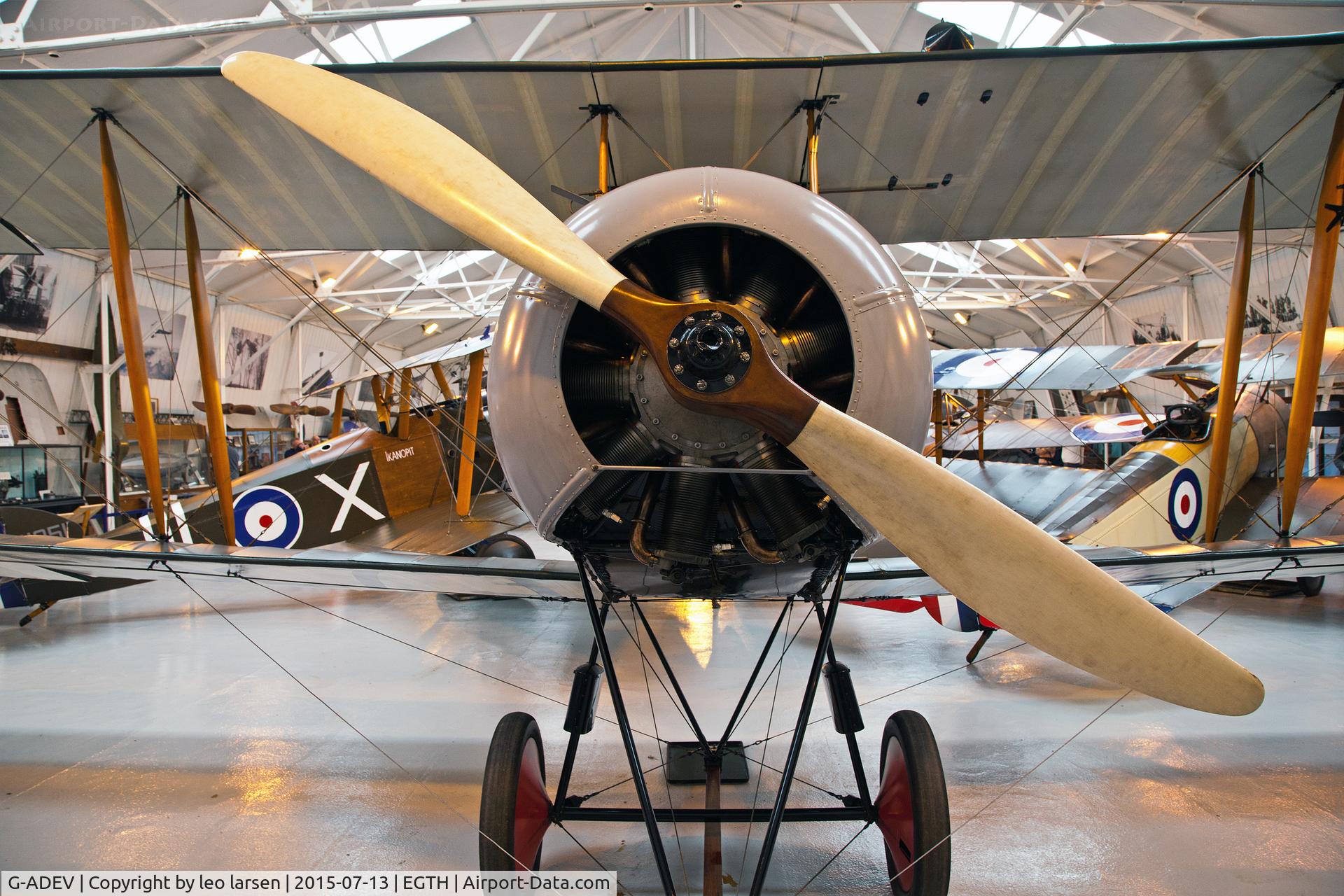 G-ADEV, 1918 Avro 504K C/N R3/LE/61400, Shuttleworth Collection 12.7.2015