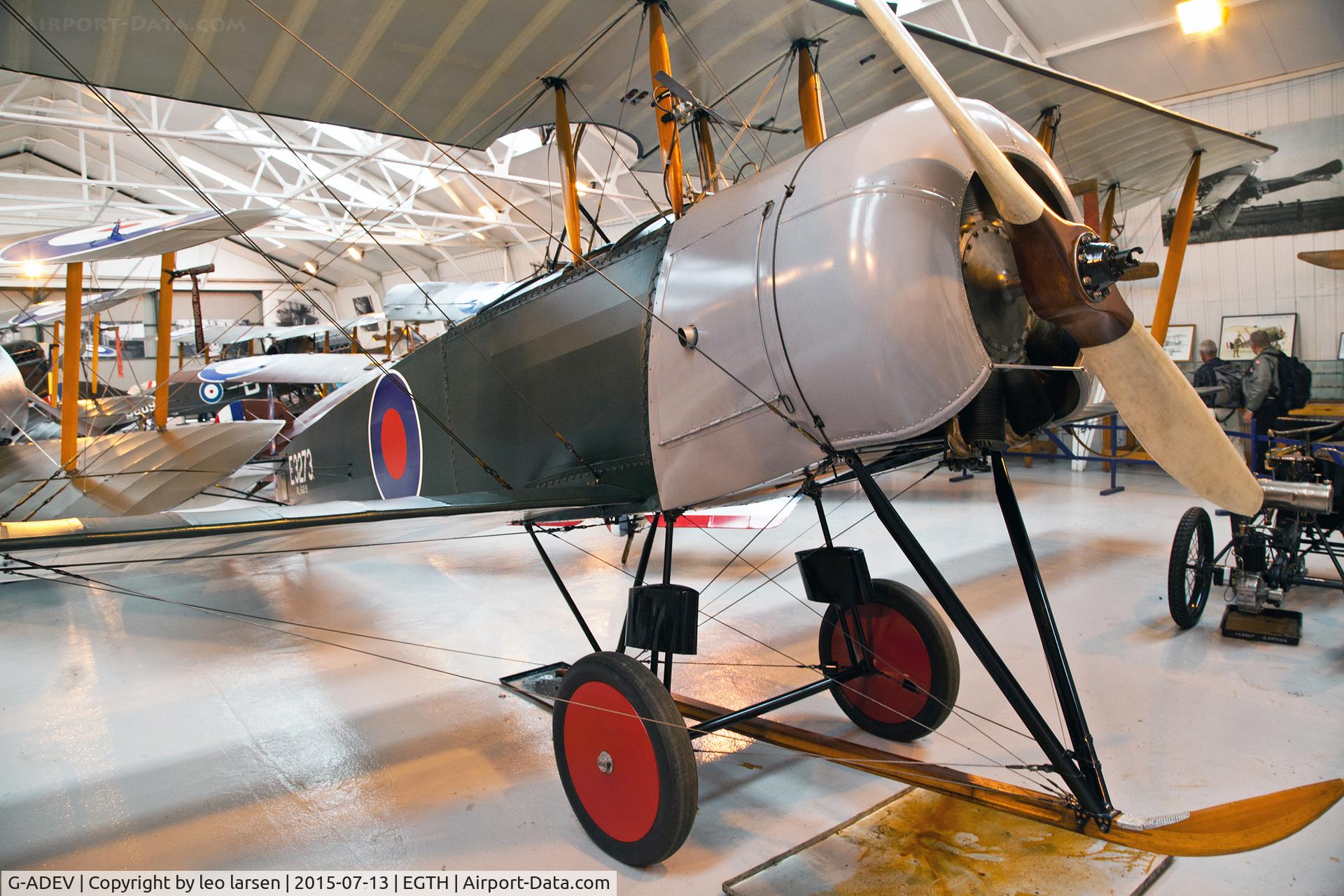 G-ADEV, 1918 Avro 504K C/N R3/LE/61400, Shuttleworth Collection 13.7.2015.olso marked
E.3273.
