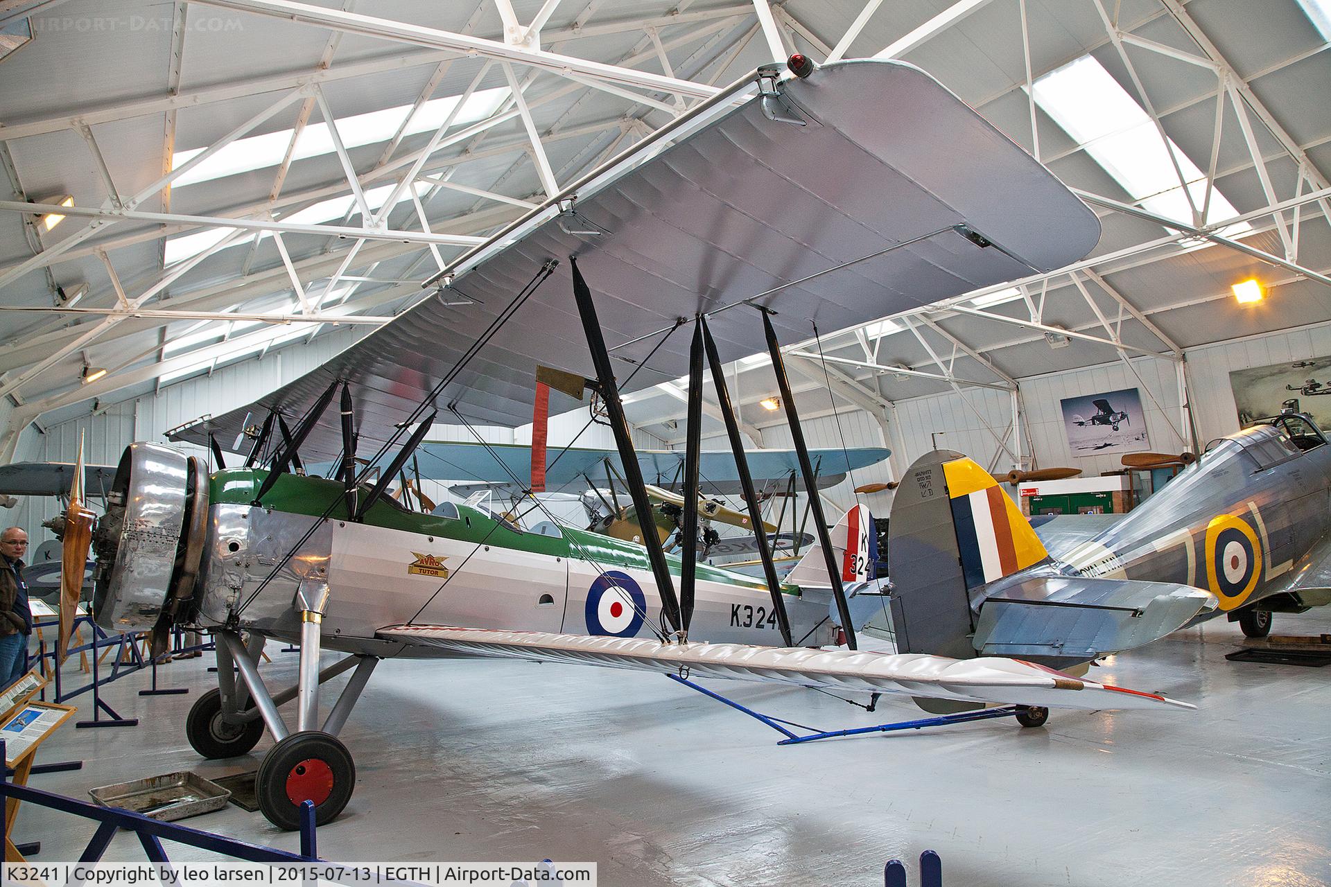 K3241, 1933 Avro 621 Tutor C/N K3215, Shuttleworth Collection 13.7.2015