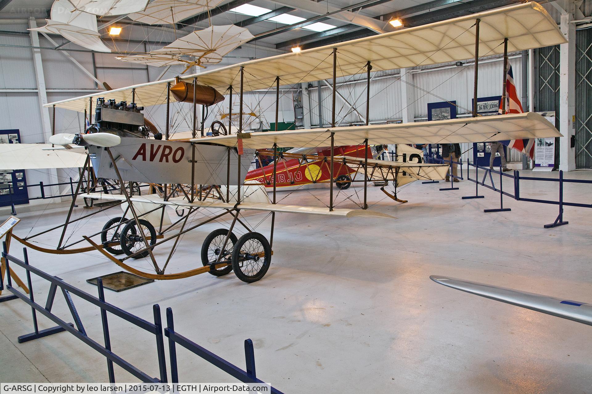 G-ARSG, 1964 Avro Roe Triplane Type IV replica C/N TRI.1, Shuttlewoth Collection 13.7.2015