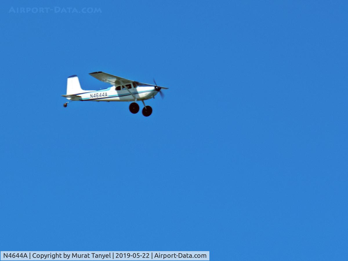 N4644A, 1956 Cessna 180 C/N 32241, While flying over Lynn Canal, AK